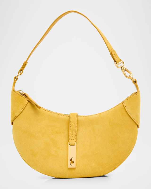 Polo ID Suede Mini Shoulder Bag